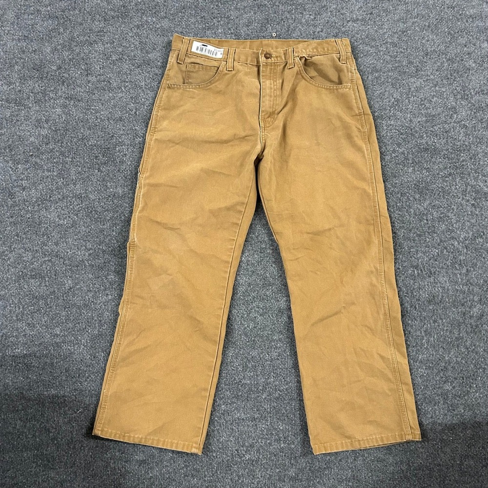 Dickies Carpenter Pants Mens Size 32 Brown Duck Relaxed Fit Workwear Utility